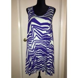 NWT Anderson Geo Print Dress Blue M Target